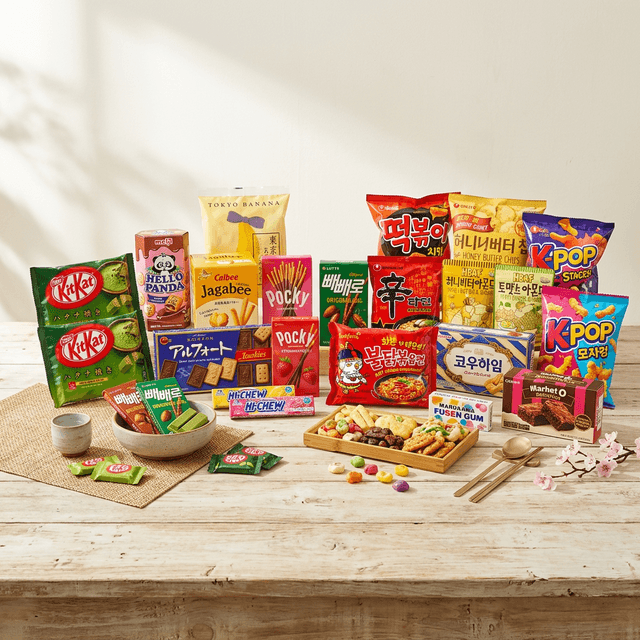 Delicious Japanese & Korean Snacks